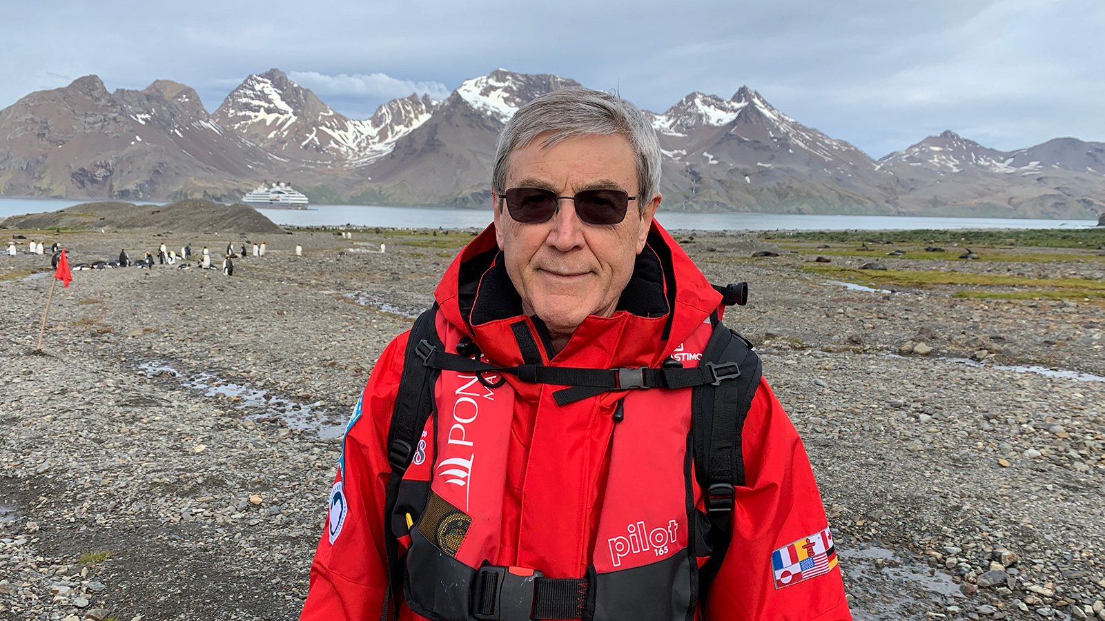 photo of Paul Davies wearing a warm red jacket in south Georgia