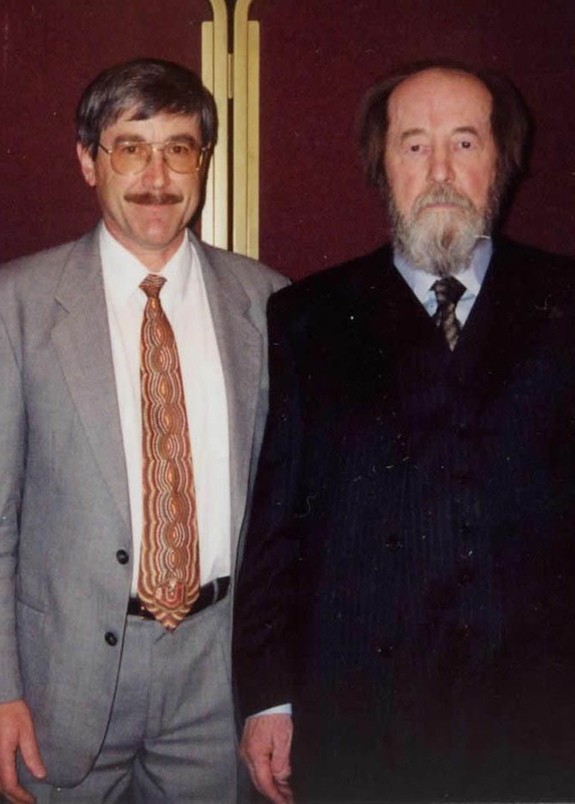 Davies with Solzhenitsyn